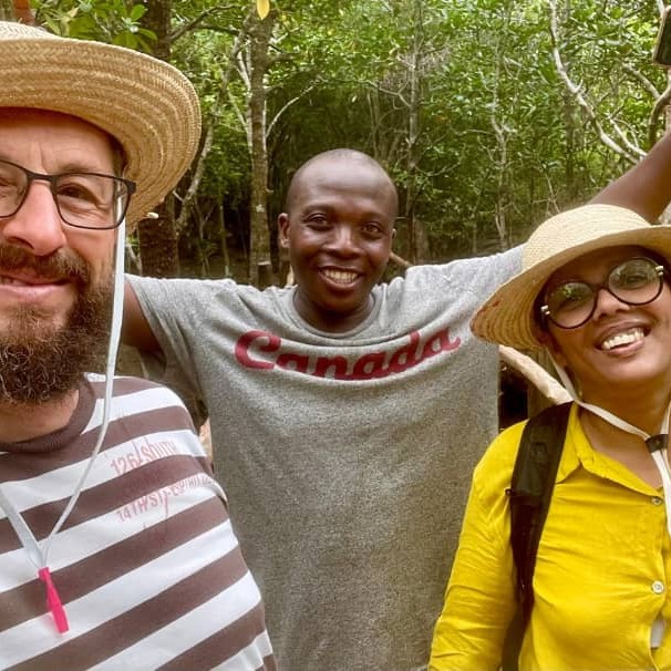 Tour Guide with Guest