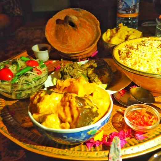 Chef preparing traditional dishes