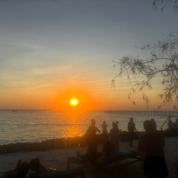 Beautiful Kae Beach sunset